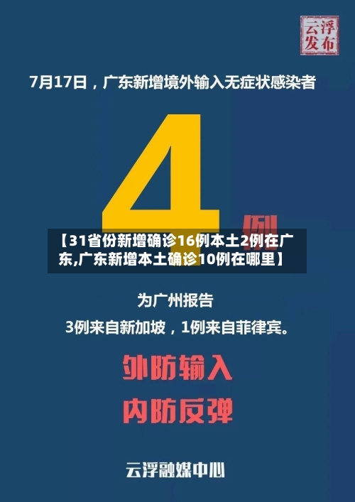 【31省份新增确诊16例本土2例在广东,广东新增本土确诊10例在哪里】