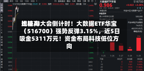 比较高规格AI大会倒计时！大数据ETF华宝（516700）强势反弹3.15%，近5日吸金5311万元！资金布局科技低位方向-第2张图片
