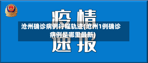 沧州确诊病例行程轨迹(沧州1例确诊病例是哪里最新)-第2张图片