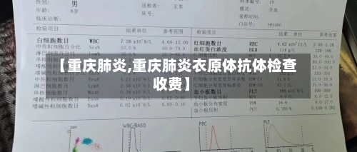 【重庆肺炎,重庆肺炎衣原体抗体检查收费】-第2张图片