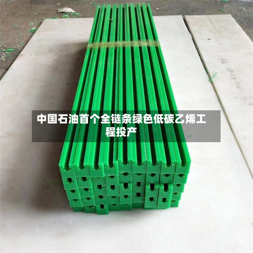 中国石油首个全链条绿色低碳乙烯工程投产