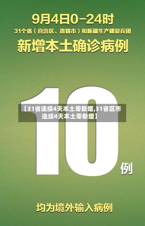 【31省连续4天本土零新增,31省区市连续4天本土零新增】-第2张图片
