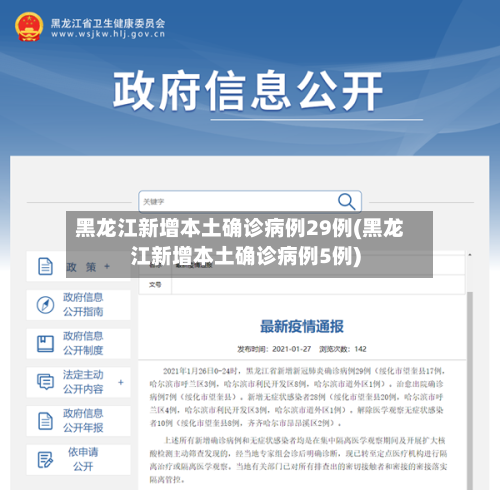 黑龙江新增本土确诊病例29例(黑龙江新增本土确诊病例5例)-第3张图片