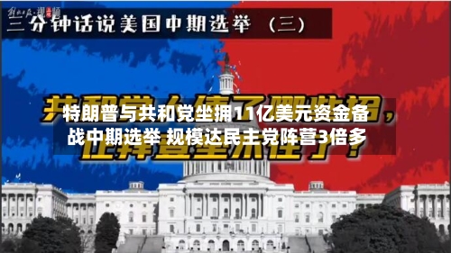 特朗普与共和党坐拥11亿美元资金备战中期选举 规模达民主党阵营3倍多