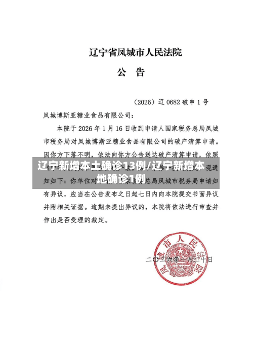 辽宁新增本土确诊13例/辽宁新增本地确诊1例-第2张图片