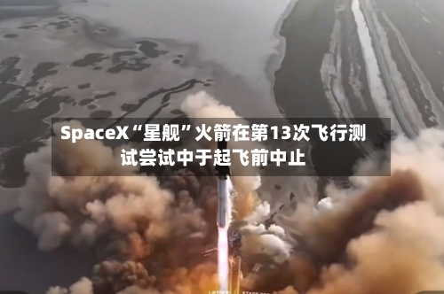 SpaceX“星舰”火箭在第13次飞行测试尝试中于起飞前中止-第3张图片
