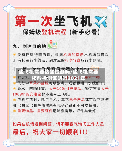 坐飞机需要核酸检测吗/坐飞机需要核酸检测证明吗2021年