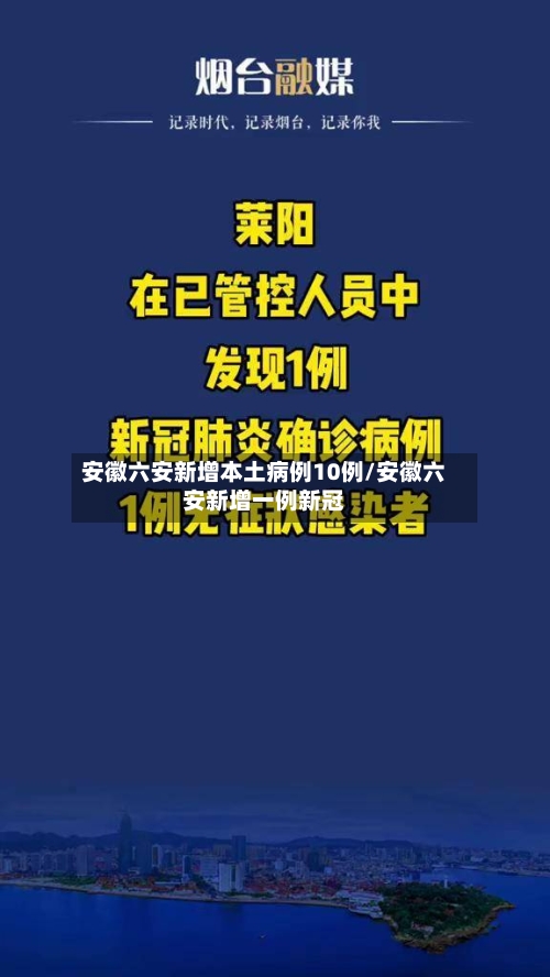 安徽六安新增本土病例10例/安徽六安新增一例新冠