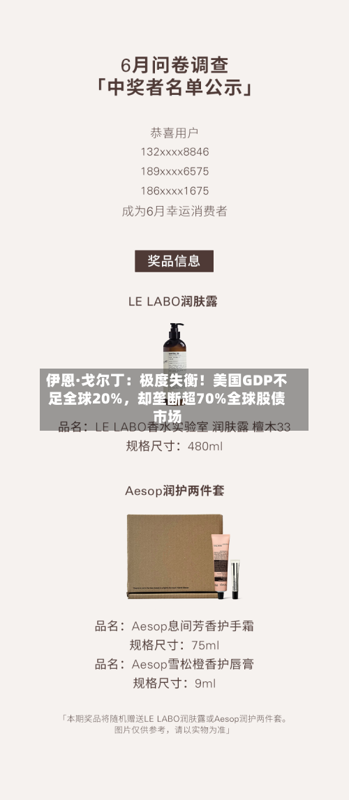 伊恩·戈尔丁：极度失衡！美国GDP不足全球20%，却垄断超70%全球股债市场-第2张图片