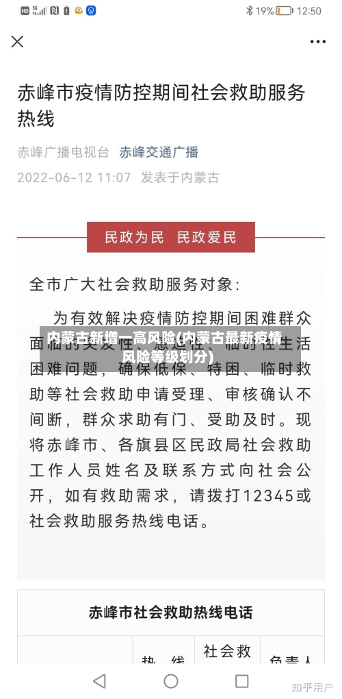 内蒙古新增一高风险(内蒙古最新疫情风险等级划分)-第2张图片