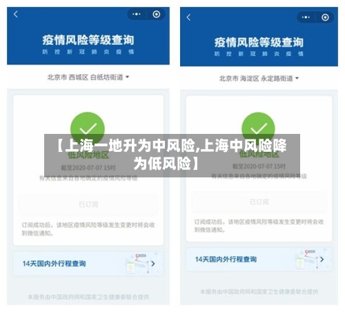 【上海一地升为中风险,上海中风险降为低风险】-第2张图片