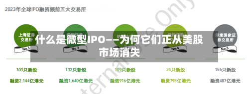 什么是微型IPO——为何它们正从美股市场消失