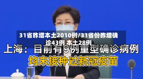 31省昨增本土2010例/31省份昨增确诊43例 本土28例-第2张图片