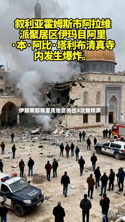 伊朗南部锡里克地区传出3次爆炸声-第2张图片