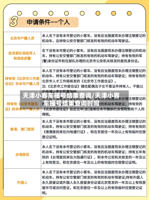 天津小客车摇号结果查询/天津小客车摇号结果查询时间