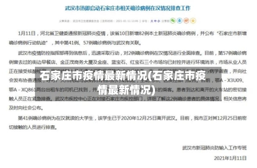 石家庄市疫情最新情况(石家庄市疫情最新情况)-第2张图片