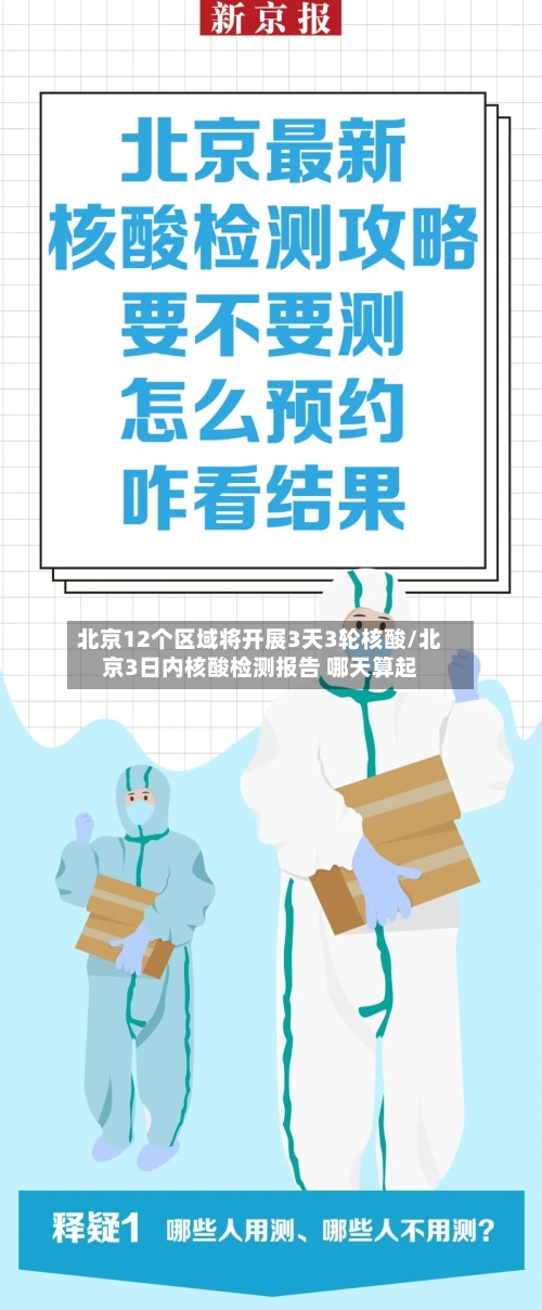 北京12个区域将开展3天3轮核酸/北京3日内核酸检测报告 哪天算起-第2张图片