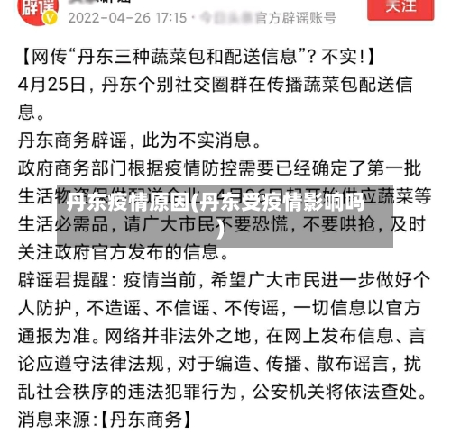 丹东疫情原因(丹东受疫情影响吗)-第2张图片