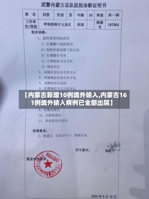 【内蒙古新增10例境外输入,内蒙古161例境外输入病例已全部出院】-第3张图片