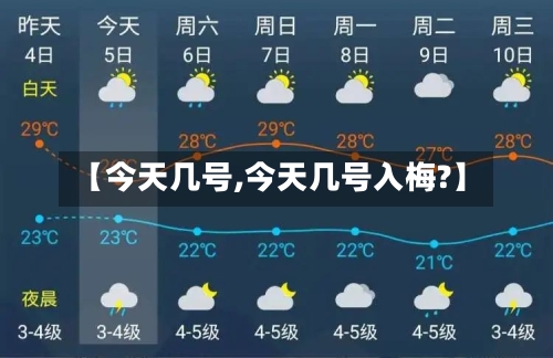 【今天几号,今天几号入梅?】-第3张图片