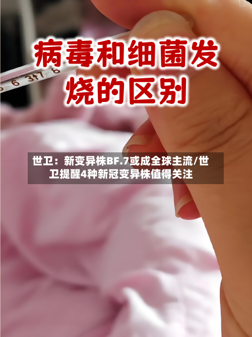世卫：新变异株BF.7或成全球主流/世卫提醒4种新冠变异株值得关注-第2张图片