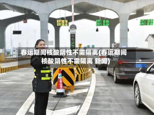 春运期间核酸阴性不需隔离(春运期间核酸阴性不需隔离 新闻)-第3张图片