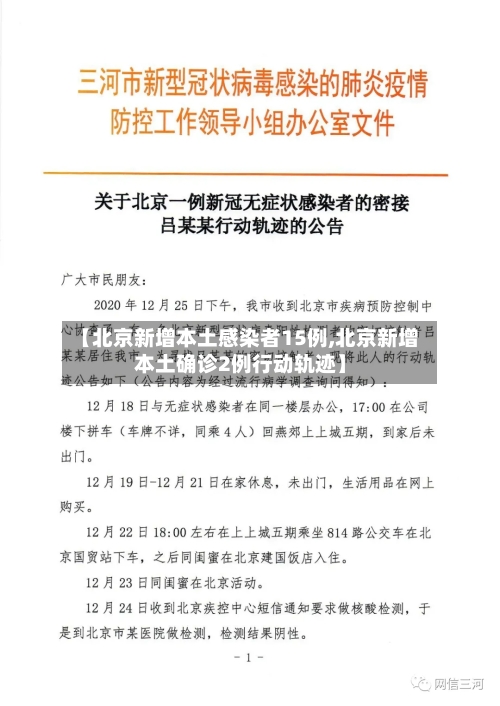 【北京新增本土感染者15例,北京新增本土确诊2例行动轨迹】-第2张图片