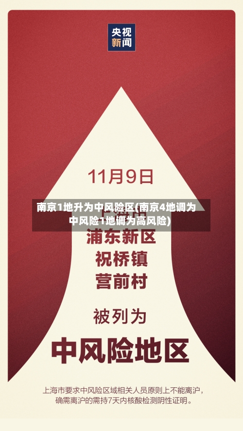 南京1地升为中风险区(南京4地调为中风险1地调为高风险)