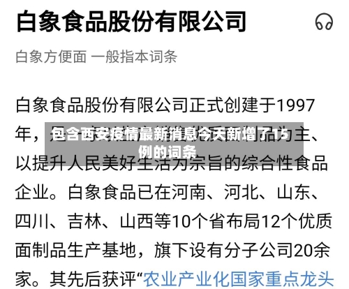 包含西安疫情最新消息今天新增了15例的词条-第2张图片