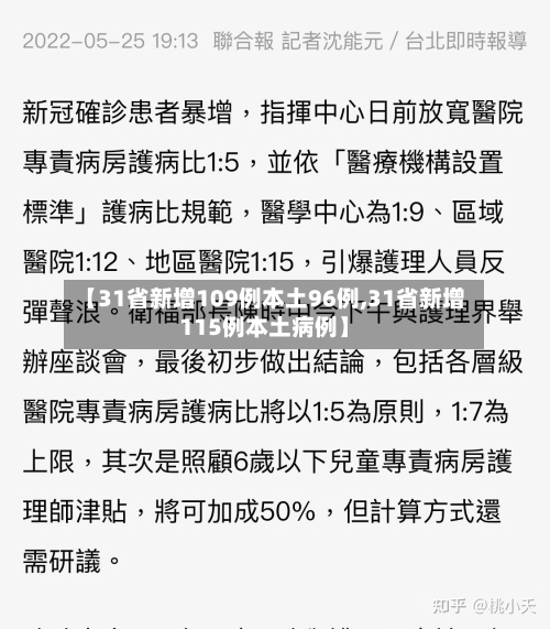 【31省新增109例本土96例,31省新增115例本土病例】-第3张图片