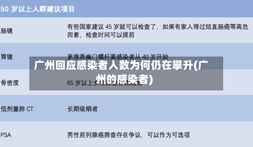广州回应感染者人数为何仍在攀升(广州的感染者)