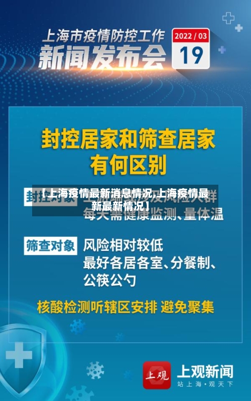 【上海疫情最新消息情况,上海疫情最新最新情况】