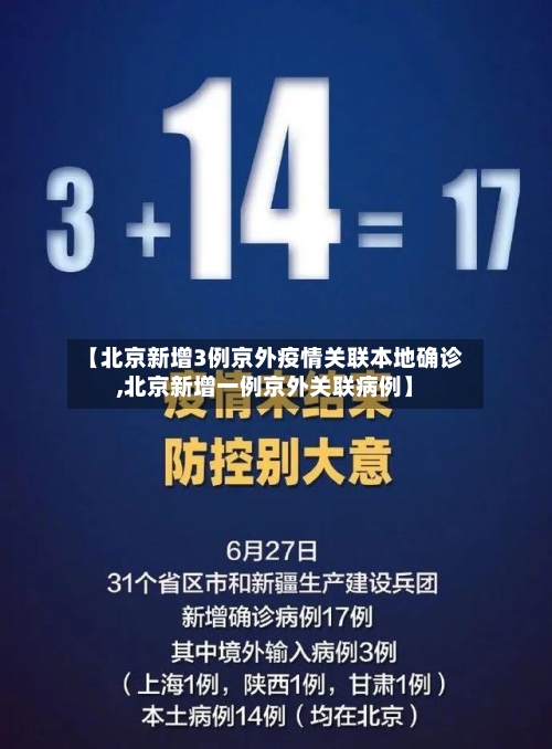 【北京新增3例京外疫情关联本地确诊,北京新增一例京外关联病例】-第3张图片