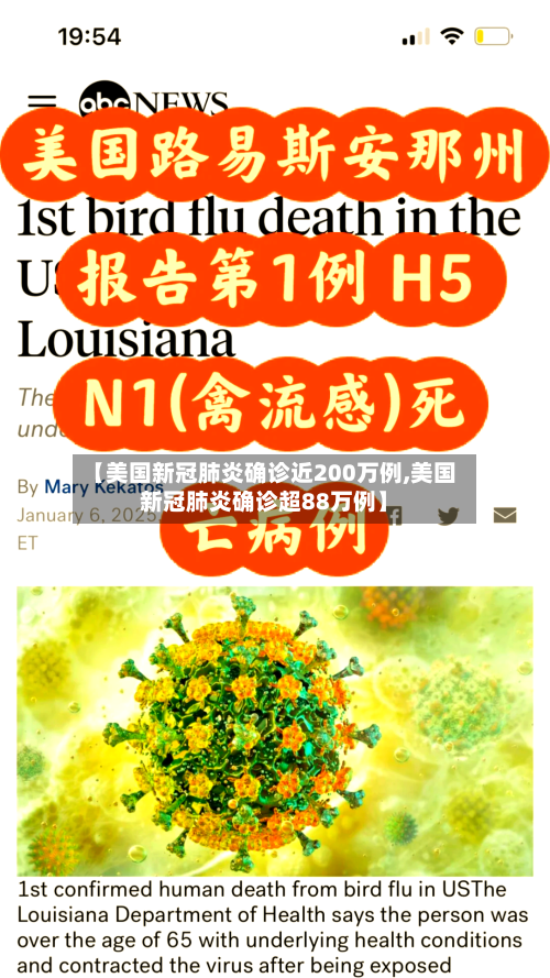 【美国新冠肺炎确诊近200万例,美国新冠肺炎确诊超88万例】-第2张图片