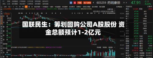 国联民生：筹划回购公司A股股份 资金总额预计1-2亿元