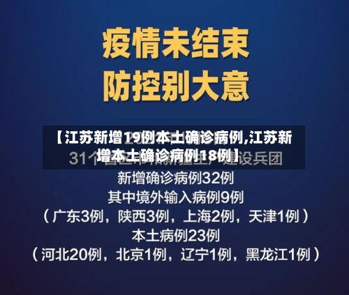 【江苏新增19例本土确诊病例,江苏新增本土确诊病例18例】-第3张图片