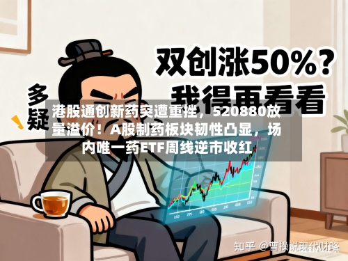港股通创新药突遭重挫	，520880放量溢价！A股制药板块韧性凸显，场内唯一药ETF周线逆市收红-第2张图片