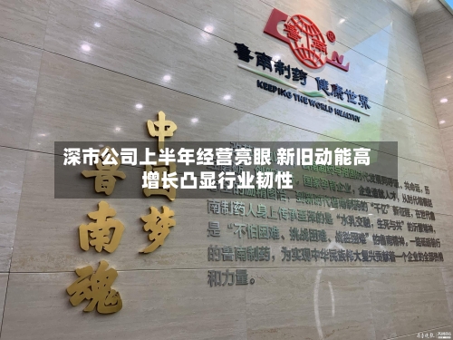 深市公司上半年经营亮眼 新旧动能高增长凸显行业韧性