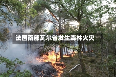 法国南部瓦尔省发生森林火灾