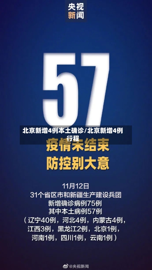 北京新增4例本土确诊/北京新增4例行程-第3张图片