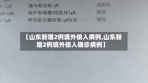 【山东新增2例境外输入病例,山东新增2例境外输入确诊病例】-第2张图片