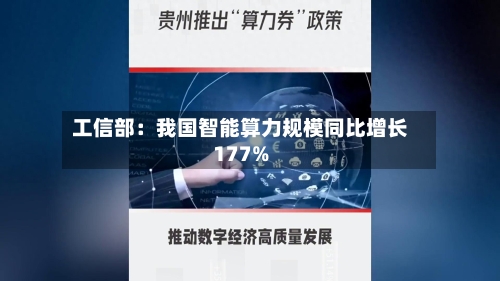 工信部：我国智能算力规模同比增长177%