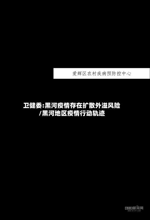 卫健委:黑河疫情存在扩散外溢风险/黑河地区疫情行动轨迹-第2张图片