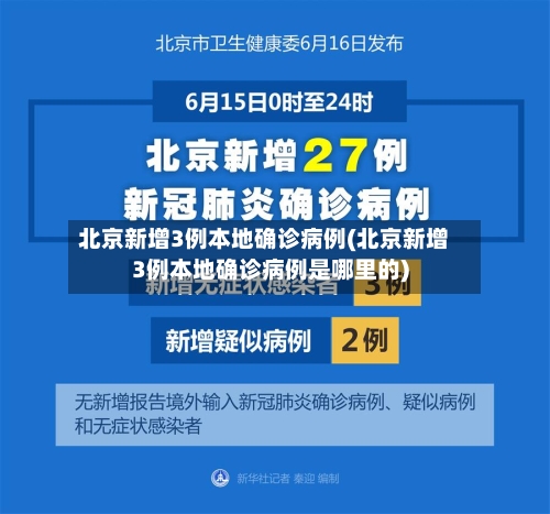 北京新增3例本地确诊病例(北京新增3例本地确诊病例是哪里的)-第2张图片