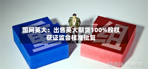 国网英大：出售英大期货100%股权获证监会核准批复-第2张图片