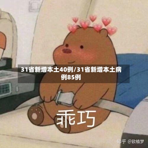 31省新增本土40例/31省新增本土病例85例