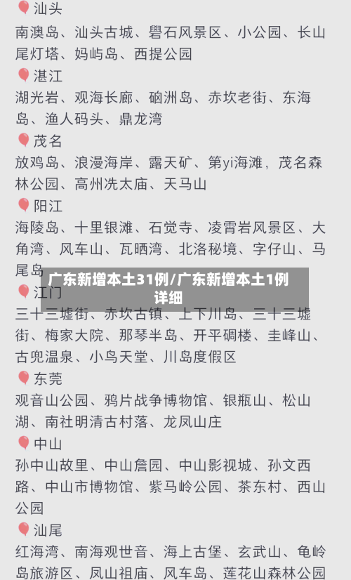 广东新增本土31例/广东新增本土1例详细-第3张图片