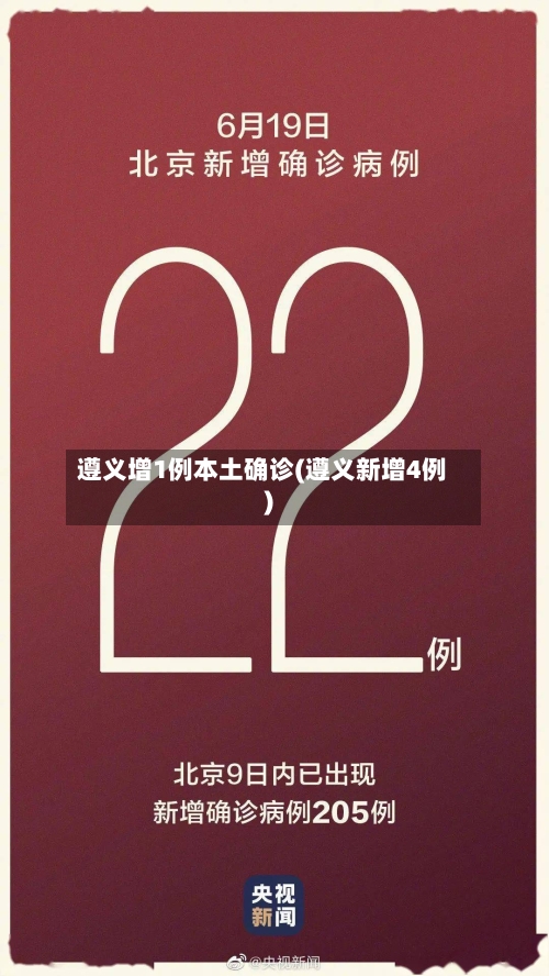 遵义增1例本土确诊(遵义新增4例)