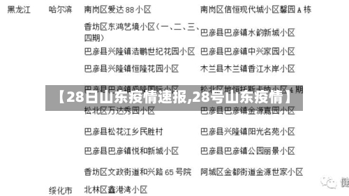 【28日山东疫情速报,28号山东疫情】-第2张图片
