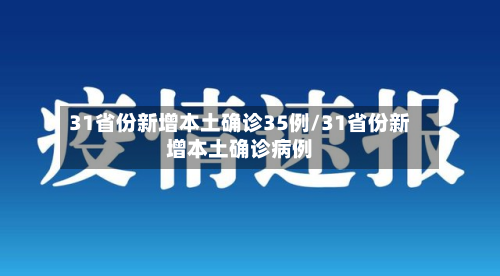 31省份新增本土确诊35例/31省份新增本土确诊病例